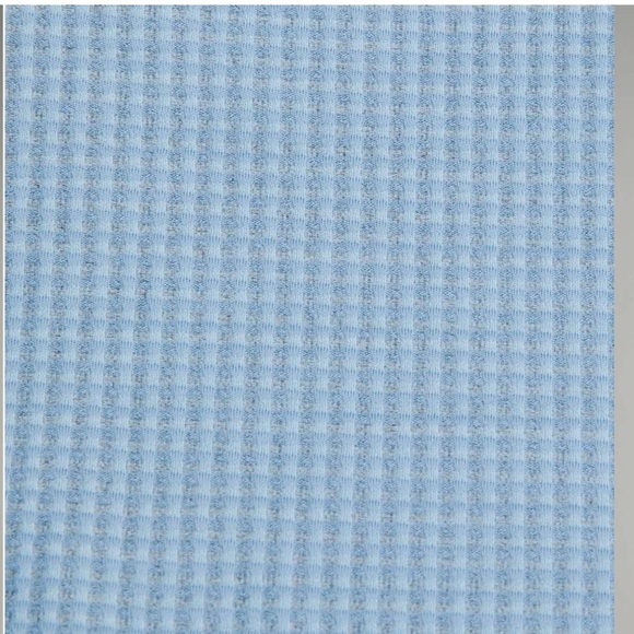 Lululemon Scoop Neck Yoga Tank Top – Grid Texture | Size 6 |Blue - Picture 2 of 7